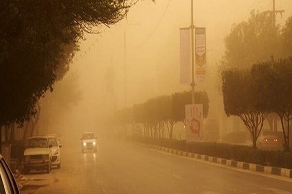 وزش باد و گردوخاک در راه خوزستان