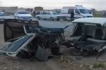 تصادف سه دستگاه خودرو در جاده اهواز &#۸۲۱۱; خرمشهر ۱۱ مصدوم برجای گذاشت