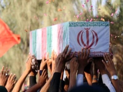 مراسم وداع با پیکر شهید “محمد قنبری” در ستاد فرماندهی انتظامی خوزستان برگزار شد