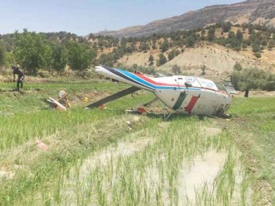 فداکاری تکنیسین اورژانس برای نجات ۲ خلبان از دل آتش