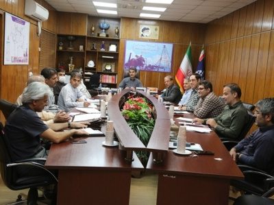 جلسه بررسی میدانی پیشرفت مزایده فروش گازهای مشعل شرکت نفت و گاز مسجدسلیمان برگزار شد