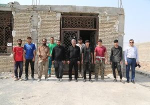 موکب شهرستان مسجدسلیمان در مرز چذابه مهیای خدمت به زایرین اباعبدالله الحسین(ع) می باشد