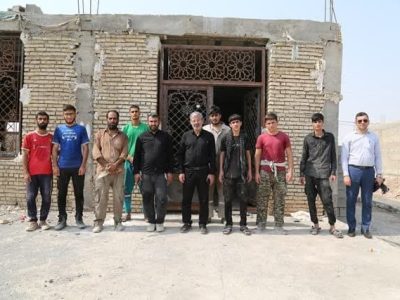 موکب شهرستان مسجدسلیمان در مرز چذابه مهیای خدمت به زایرین اباعبدالله الحسین(ع) می باشد