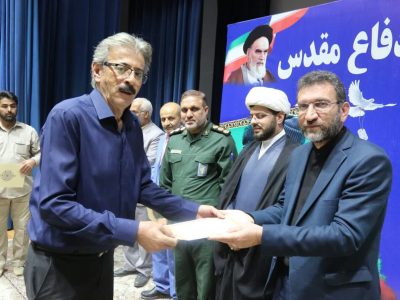 تقدیر از پیشکسوت رسانه مسجدسلیمان در آیین تجلیل از ایثارگران