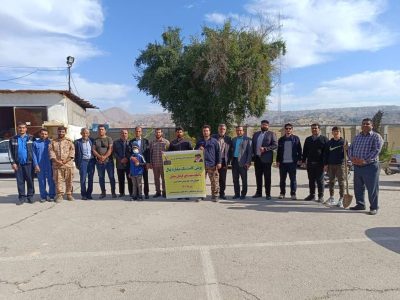 کاشت نهال به یاد شهدای گردان سلمان