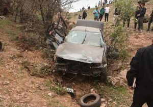 کشته شدن ۳راننده به دنبال واژگونی سه خودرو «شوتی» در جاده یاسوج به اصفهان