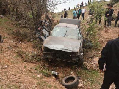 کشته شدن ۳راننده به دنبال واژگونی سه خودرو «شوتی» در جاده یاسوج به اصفهان