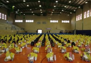 توزیع ۱۱۰۰ بسته کمک معیشتی به همت شرکت نفت و گاز مسجدسلیمان