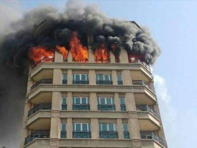 شمع سفره هفت‌سین خانه ای را به آتش کشید