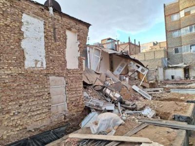 مرگ دلخراش یک نفر در ریزشآوار در اهواز