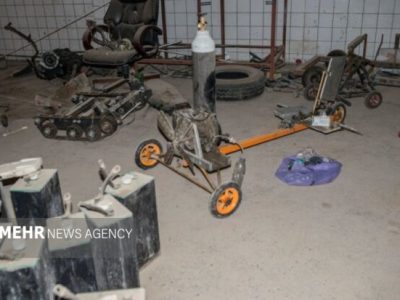 کشف کارگاه ساخت پهپادهای انتحاری و بمب‌های دست‌ساز در ری
