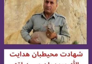 پیام انجمن محیط زیست حامی جان مسجدسلیمان به مناسبت شهادت مظلومانه محیط بان خوزستانی