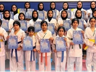 کسب مقام سوم مسابقات کشوری توسط دختران کاراته کا مسجدسلیمانی