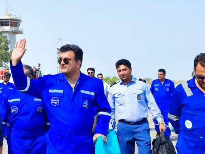 بازدید مدیرکل حراست شرکت ملی نفت ایران از منطقه عملیاتی لاوان