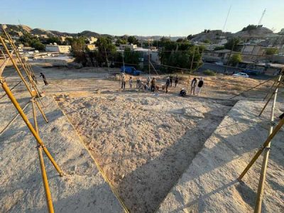 کاوش‌های باستان شناسی تپه «کلگه زرین» مسجدسلیمان