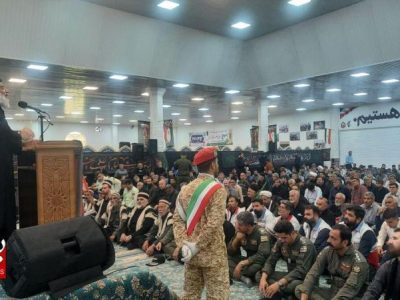 برگزاری آیین «اجماع ایل بختیاری در خونخواهی آقای شهید ایران» در مسجدسلیمان با حضور حجت الاسلام موسوی فرد نماینده ولی‌فقیه در استان خوزستان