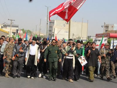برگزاری رزمایش بزرگ جان‌فدایان در مسجدسلیمان+تصاویر