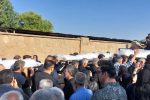 📌وداع ابدی با ۴ جان باخته حادثه تصادف محور مسجدسلیمان-اهواز / بی قراری و بی تابی دانش آموزان عزادار برای وداع با دوستان آسمانی شان